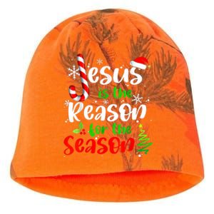 Jesus Is The Reason For The Season Christian Faith Christmas Kati - Camo Knit Beanie