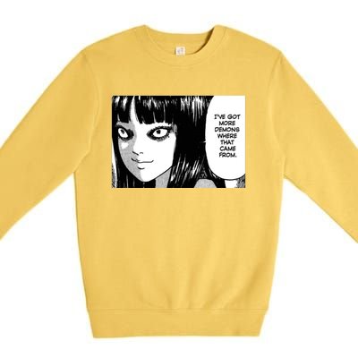 Junji Ito; Tomie Premium Crewneck Sweatshirt