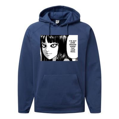 Junji Ito; Tomie Performance Fleece Hoodie