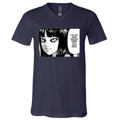 Junji Ito; Tomie V-Neck T-Shirt