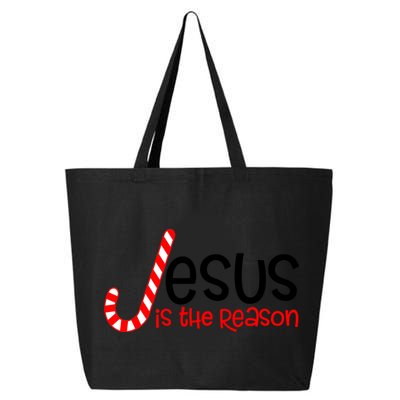 Jesus Is The Reason Candy Cane Christmas 25L Jumbo Tote
