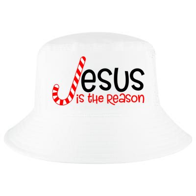 Jesus Is The Reason Candy Cane Christmas Cool Comfort Performance Bucket Hat