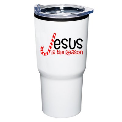 Jesus Is The Reason Candy Cane Christmas Tumbler