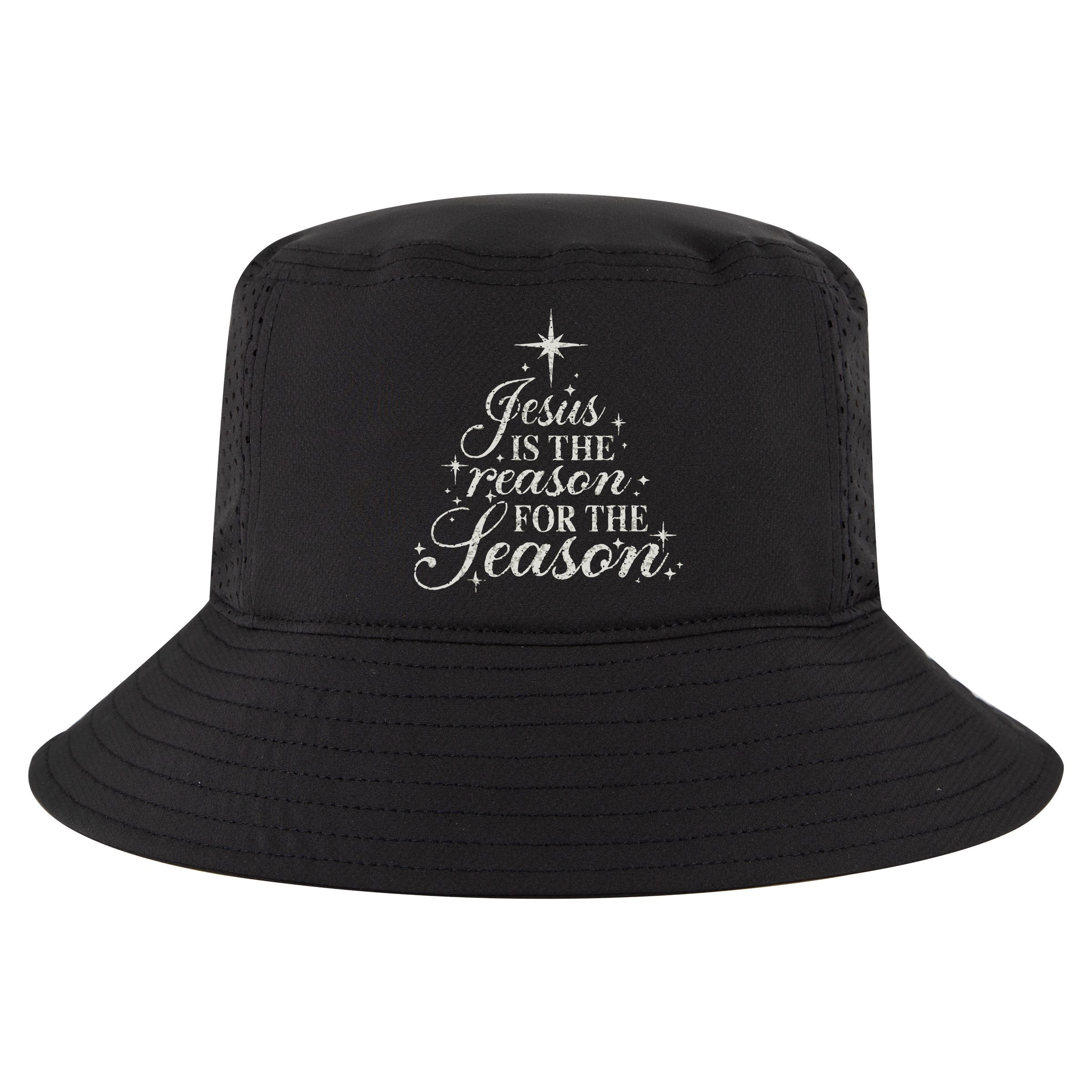 Jesus Is The Reason For The Season Christian Christmas Cool Comfort Performance Bucket Hat