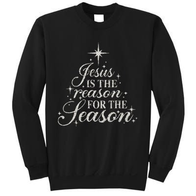 Jesus Is The Reason For The Season Christian Christmas Sweatshirt