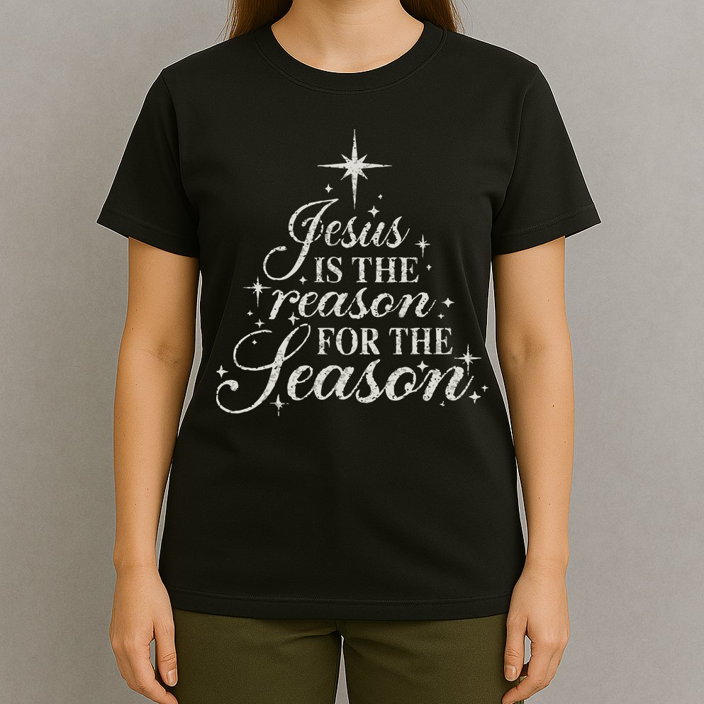 Jesus Is The Reason For The Season Christian Christmas T-Shirt
