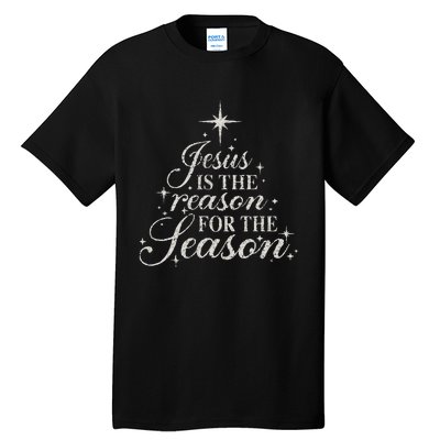 Jesus Is The Reason For The Season Christian Christmas Tall T-Shirt