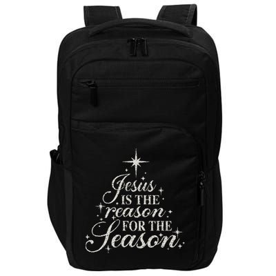 Jesus Is The Reason For The Season Christian Christmas Impact Tech Backpack