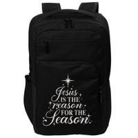 Jesus Is The Reason For The Season Christian Christmas Impact Tech Backpack