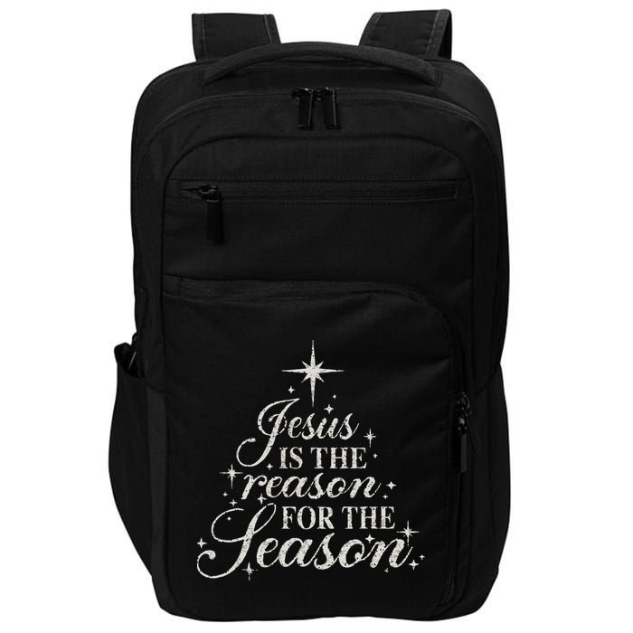 Jesus Is The Reason For The Season Christian Christmas Impact Tech Backpack
