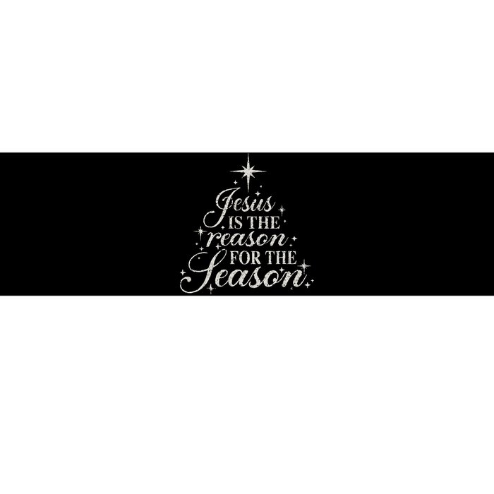 Jesus Is The Reason For The Season Christian Christmas Bumper Sticker