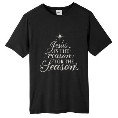 Jesus Is The Reason For The Season Christian Christmas Tall Fusion ChromaSoft Performance T-Shirt