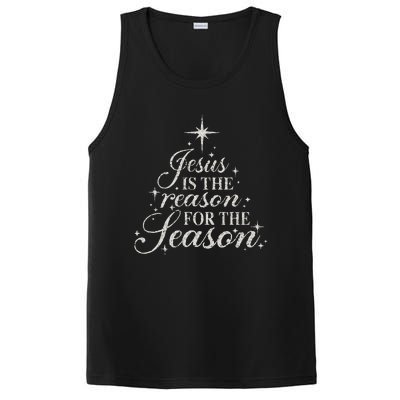 Jesus Is The Reason For The Season Christian Christmas PosiCharge Competitor Tank