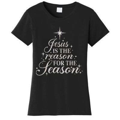 Jesus Is The Reason For The Season Christian Christmas Women's T-Shirt