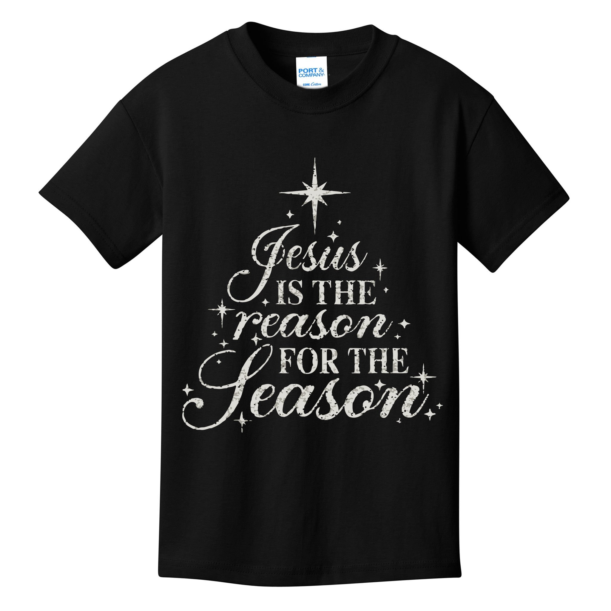 Jesus Is The Reason For The Season Christian Christmas Kids T-Shirt
