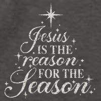 Jesus Is The Reason For The Season Christian Christmas Vector Backpack