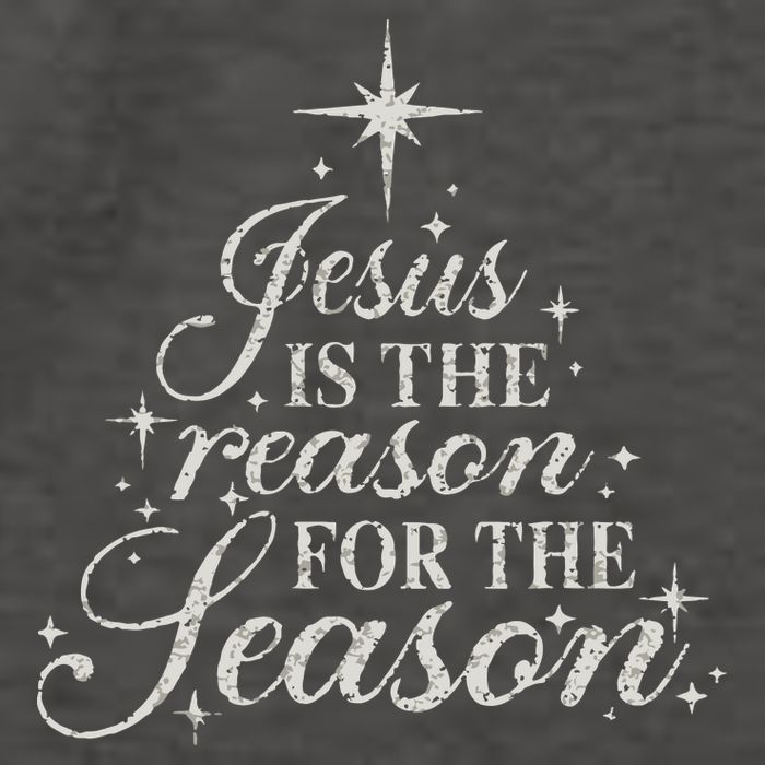 Jesus Is The Reason For The Season Christian Christmas Vector Backpack