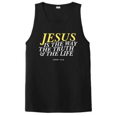 Jesus Is The Way The Truth Gift PosiCharge Competitor Tank