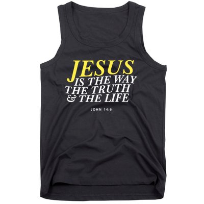 Jesus Is The Way The Truth Gift Tank Top