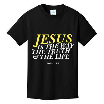 Jesus Is The Way The Truth Gift Kids T-Shirt
