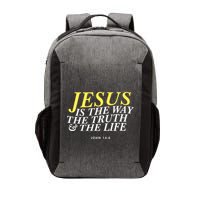 Jesus Is The Way The Truth Gift Vector Backpack
