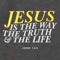 Jesus Is The Way The Truth Gift Vector Backpack