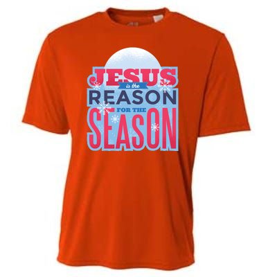 Jesus Is The Reason For The Season Christmas Cooling Performance Crew T-Shirt