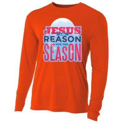 Jesus Is The Reason For The Season Christmas Cooling Performance Long Sleeve Crew