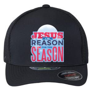 Jesus Is The Reason For The Season Christmas Flexfit Unipanel Trucker Cap