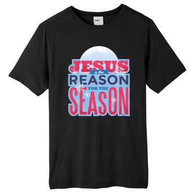 Jesus Is The Reason For The Season Christmas Tall Fusion ChromaSoft Performance T-Shirt