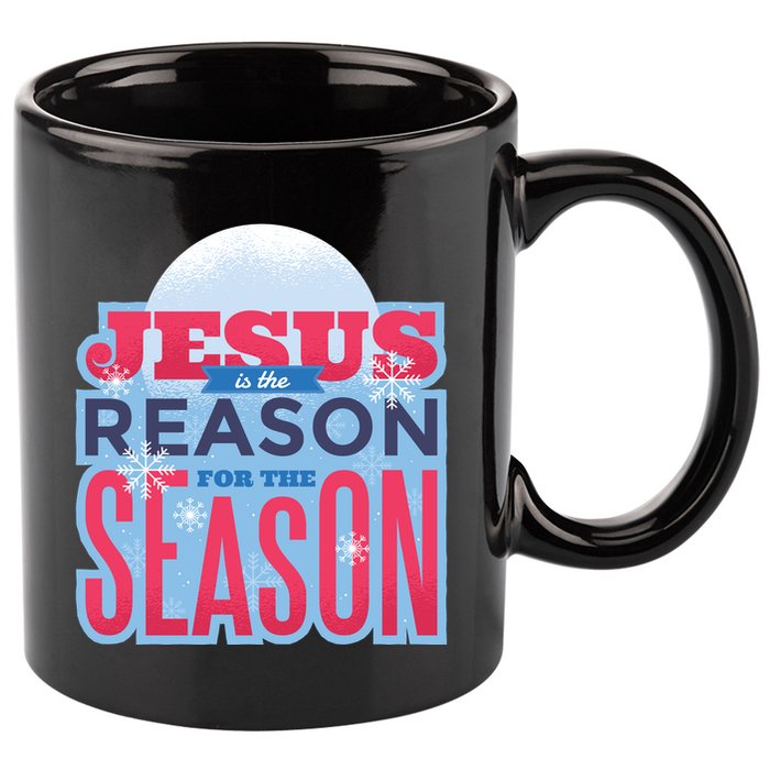 Jesus Is The Reason For The Season Christmas 11oz C Handle Ceramic Mug