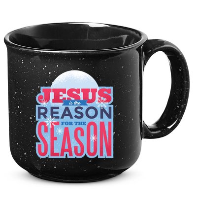 Jesus Is The Reason For The Season Christmas 15oz Campfire Ceramic Mug