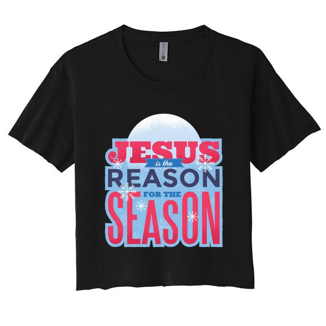 Jesus Is The Reason For The Season Christmas Crop Top
