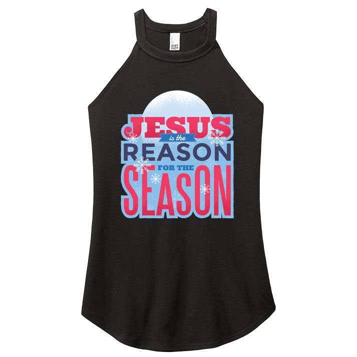 Jesus Is The Reason For The Season Christmas Women's Perfect Tri Rocker Tank