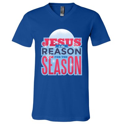 Jesus Is The Reason For The Season Christmas V-Neck T-Shirt