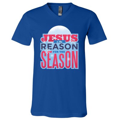 Jesus Is The Reason For The Season Christmas V-Neck T-Shirt