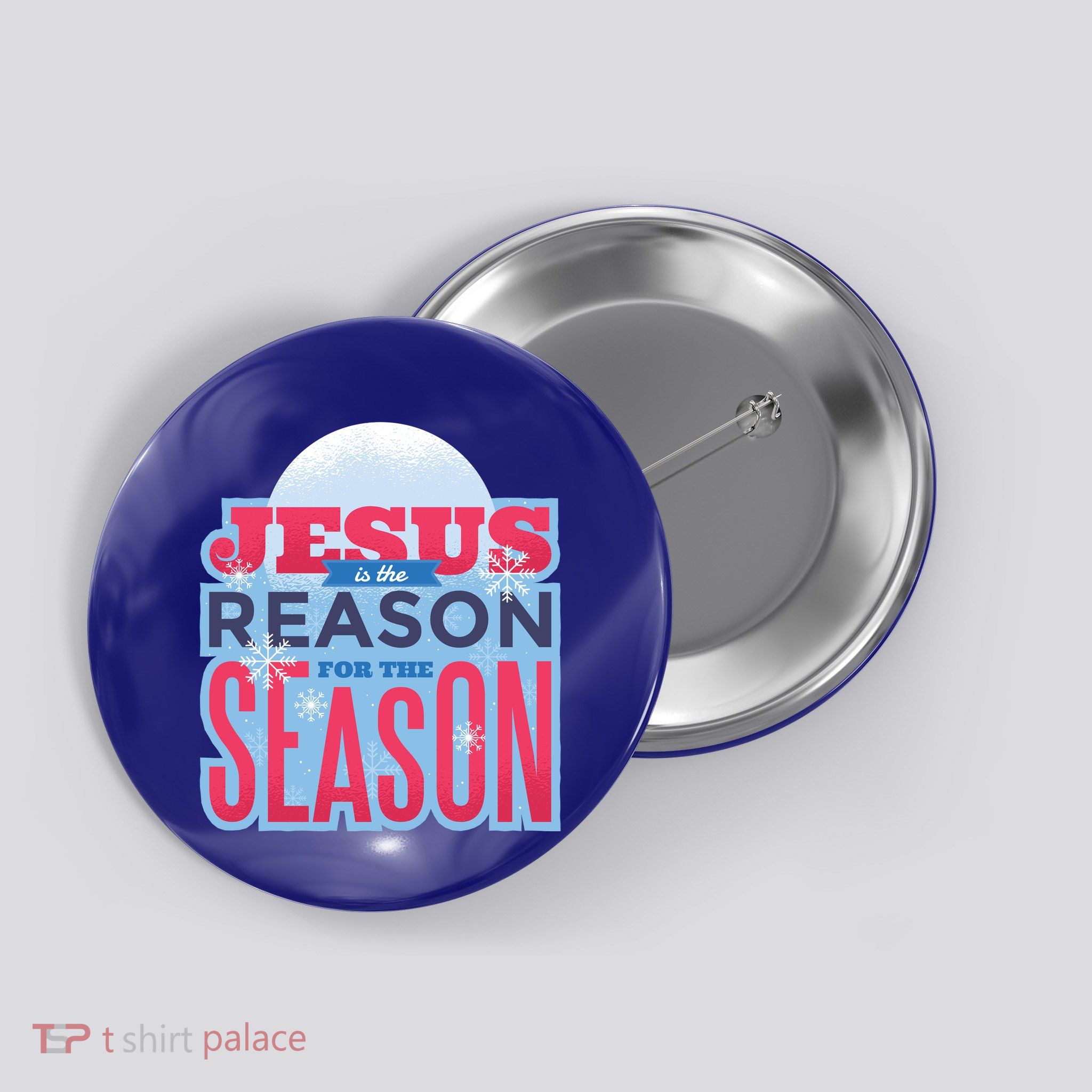 Jesus Is The Reason For The Season Christmas Button