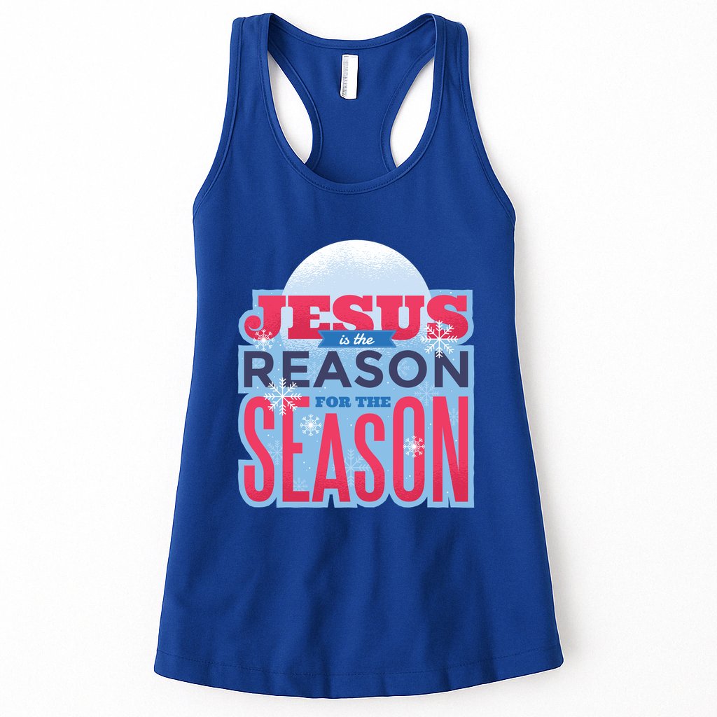 Jesus Is The Reason For The Season Christmas Womens Tank Top