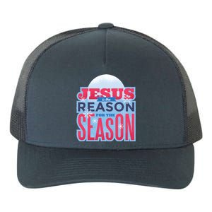 Jesus Is The Reason For The Season Christmas Yupoong Adult 5-Panel Trucker Hat