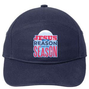 Jesus Is The Reason For The Season Christmas 7-Panel Snapback Hat