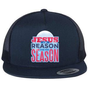 Jesus Is The Reason For The Season Christmas Flat Bill Trucker Hat