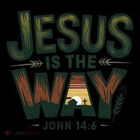 Jesus Is The Way John 146 Christian Rustic Tall T-Shirt