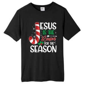 Jesus Is The Reason For The Season Xmas Christian Christmas Gift Tall Fusion ChromaSoft Performance T-Shirt