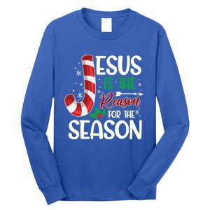 Jesus Is The Reason For The Season Xmas Christian Christmas Gift Long Sleeve Shirt