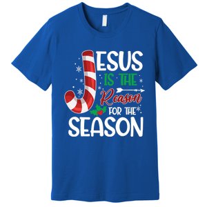 Jesus Is The Reason For The Season Xmas Christian Christmas Gift Premium T-Shirt