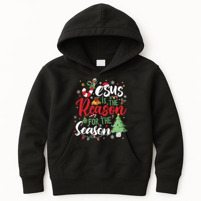 Jesus Is The Reason For The Season Christmas Kids Hoodie