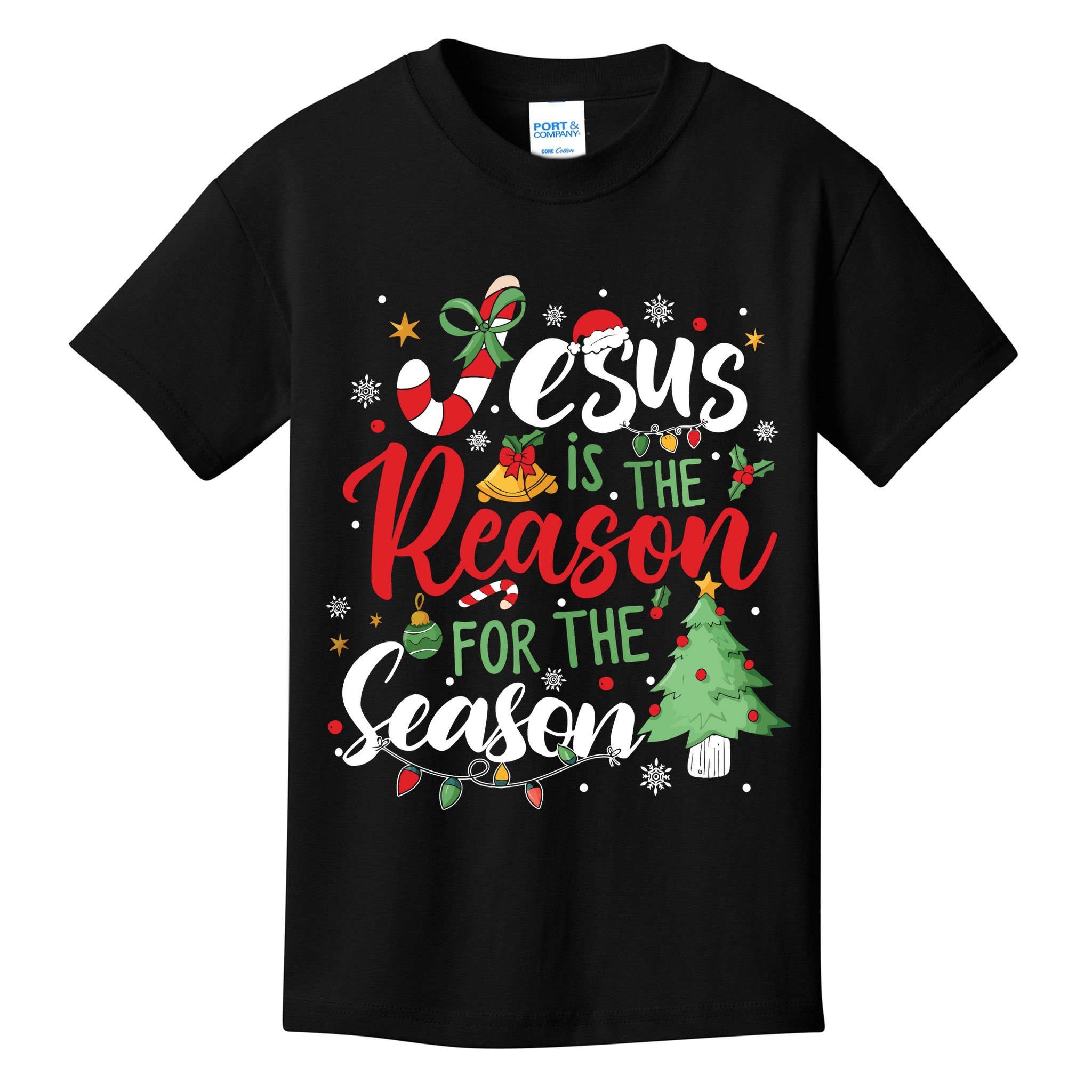 Jesus Is The Reason For The Season Christmas Kids T-Shirt