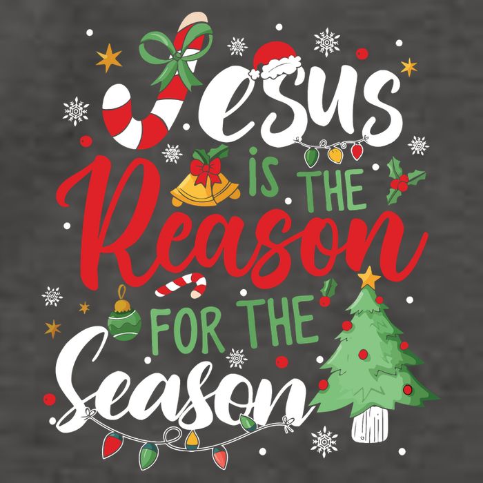 Jesus Is The Reason For The Season Christmas Vector Backpack