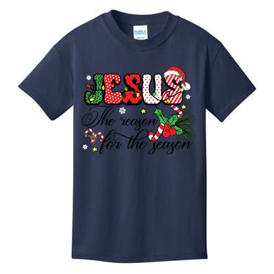 Jesus Is The Reason For The Season Christian Christmas Kids T-Shirt