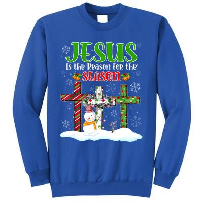 Jesus Is The Reason For The Season Xmas Christian Christmas Gift Tall Sweatshirt